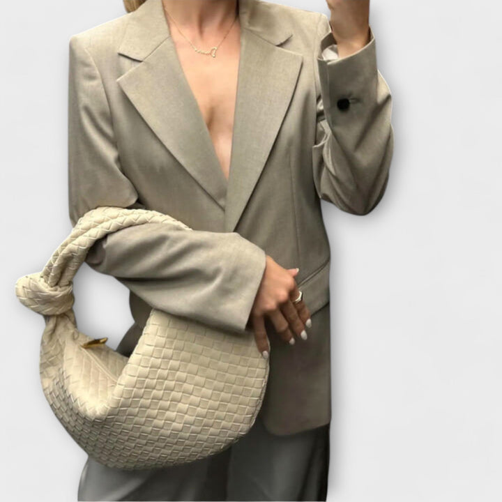 ÁGUEDA™ – Bolso trenzado con asa anudada