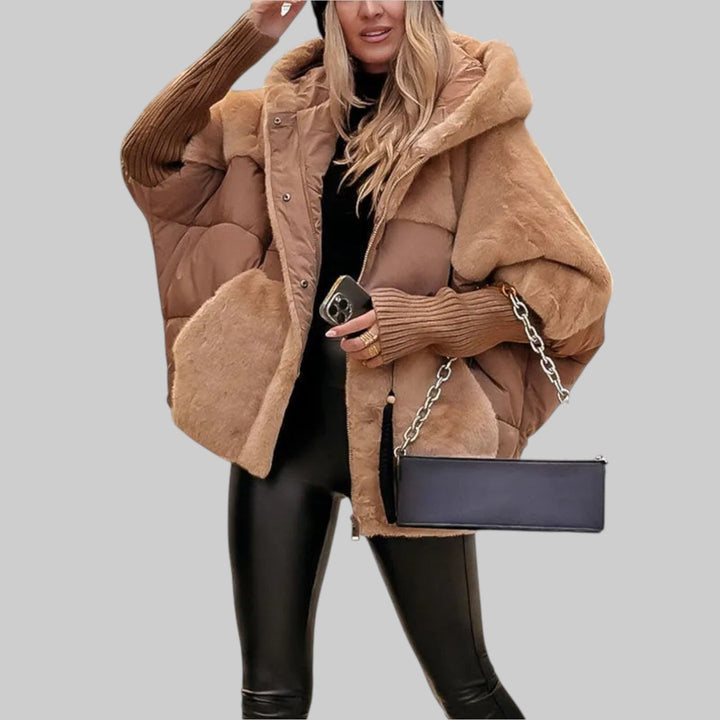 Raven | Chaqueta bomber con capucha moderna y lujosa