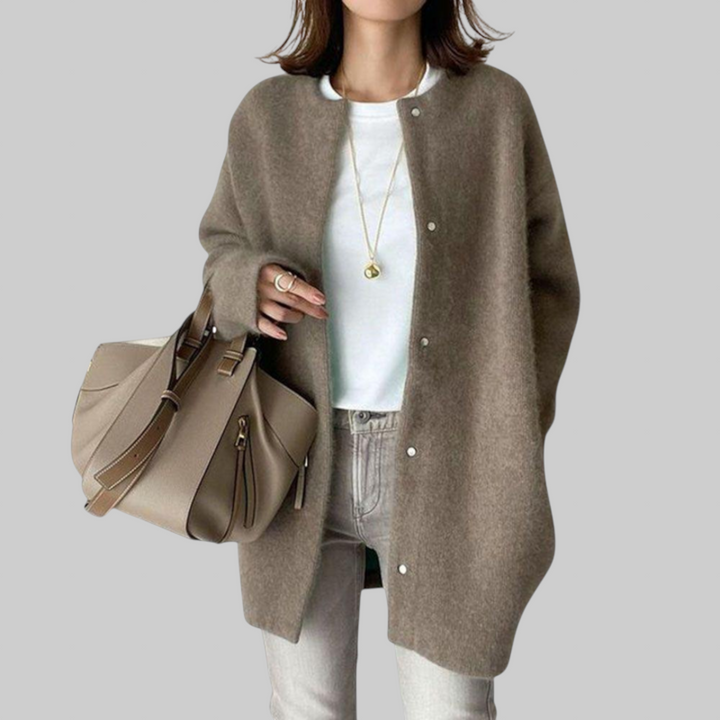 Lois - Cárdigan de punto de tamaño Oversized