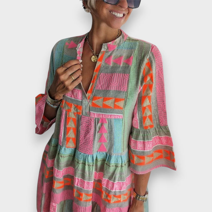 Juliane - Vestido boho con volantes