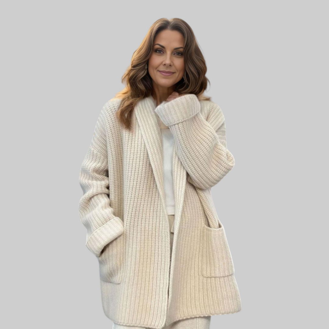Isabella | Cárdigan de Punto Abierto
