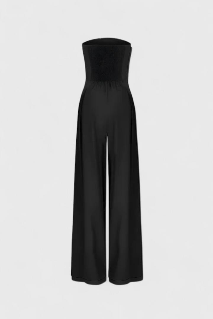 NOELIA™ – Mono elegante sin mangas con escote estructurado