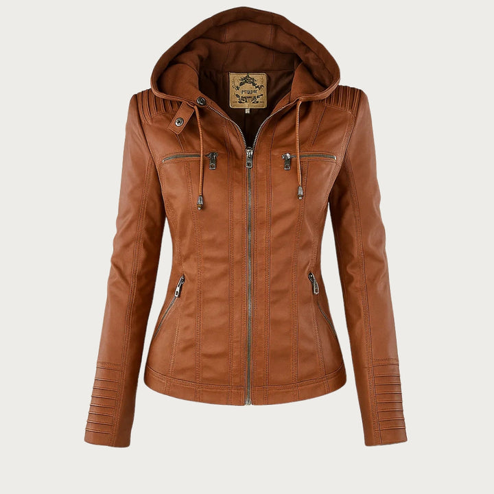 Monika - Chaqueta de Cuero Elegante
