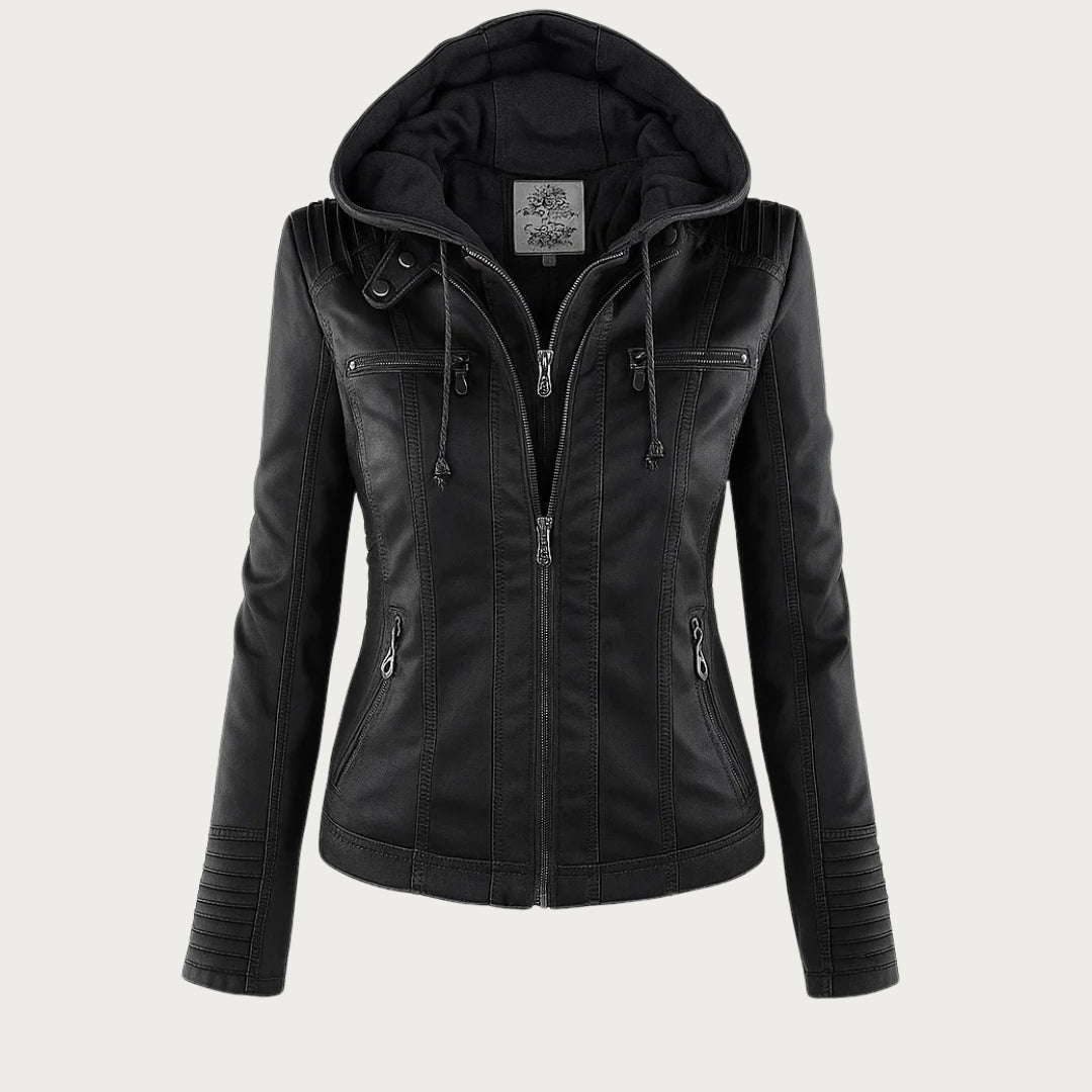 Monika - Chaqueta de Cuero Elegante