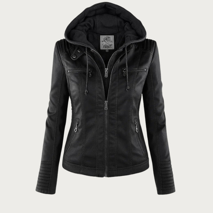 Monika - Chaqueta de Cuero Elegante