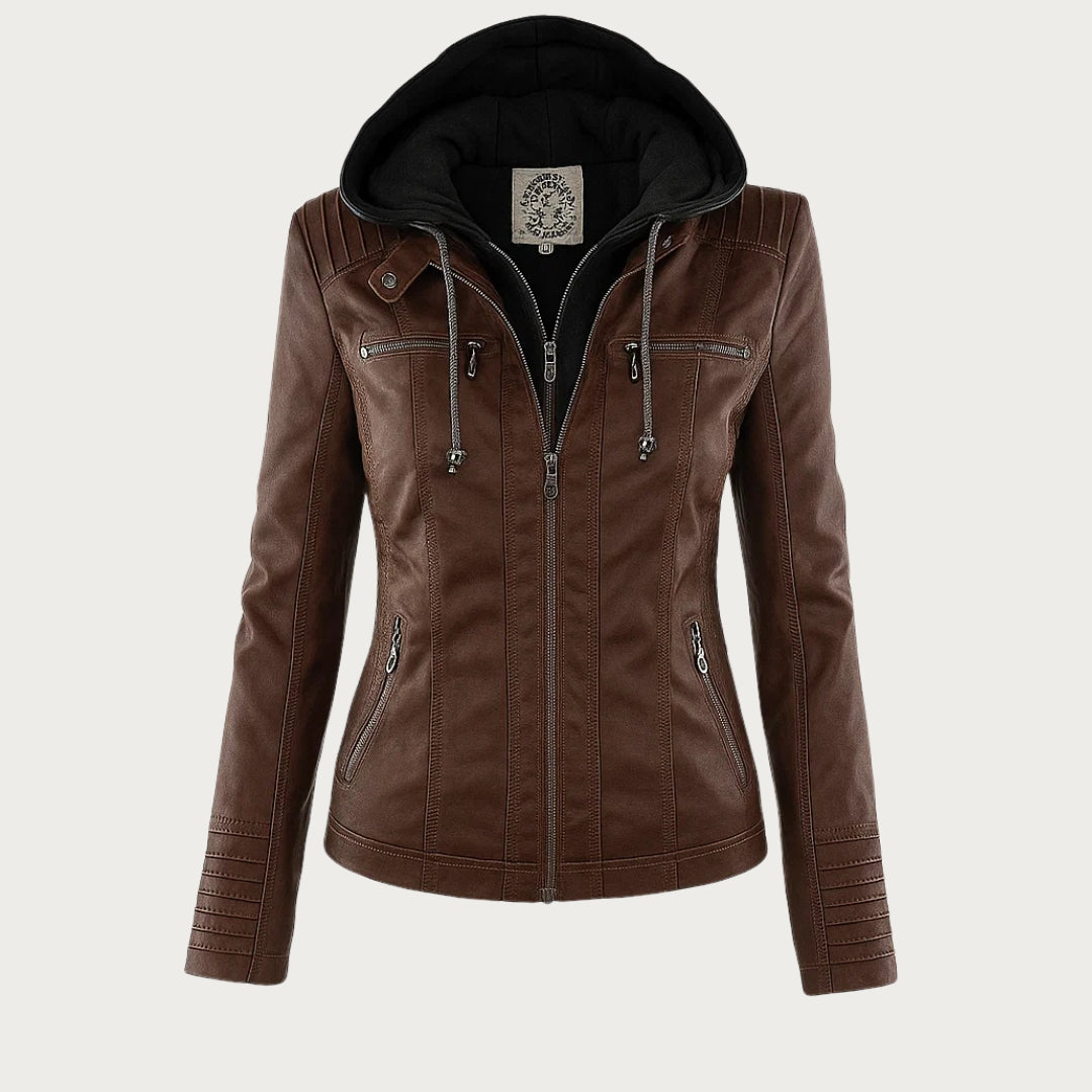 Monika - Chaqueta de Cuero Elegante