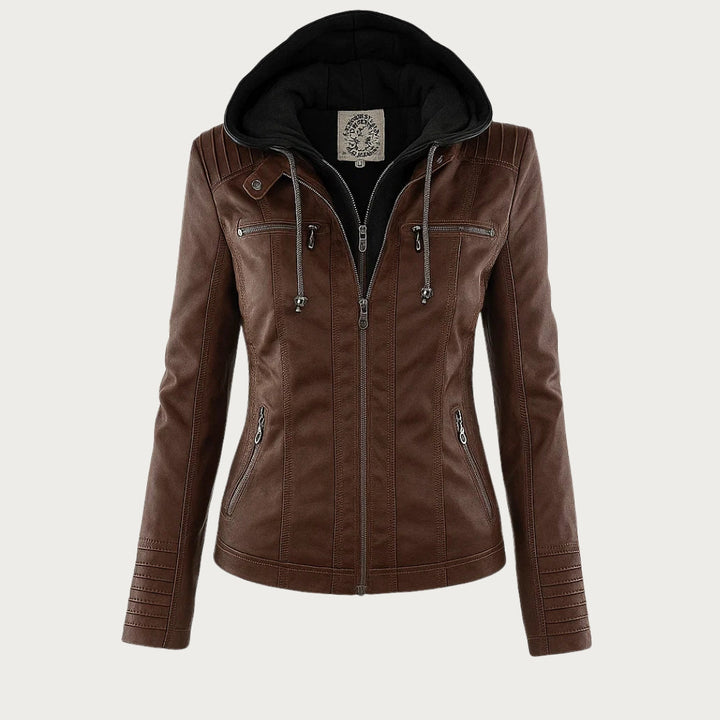 Monika - Chaqueta de Cuero Elegante