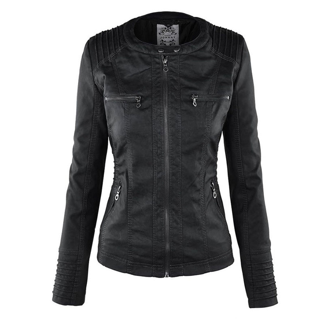 Monika - Chaqueta de Cuero Elegante