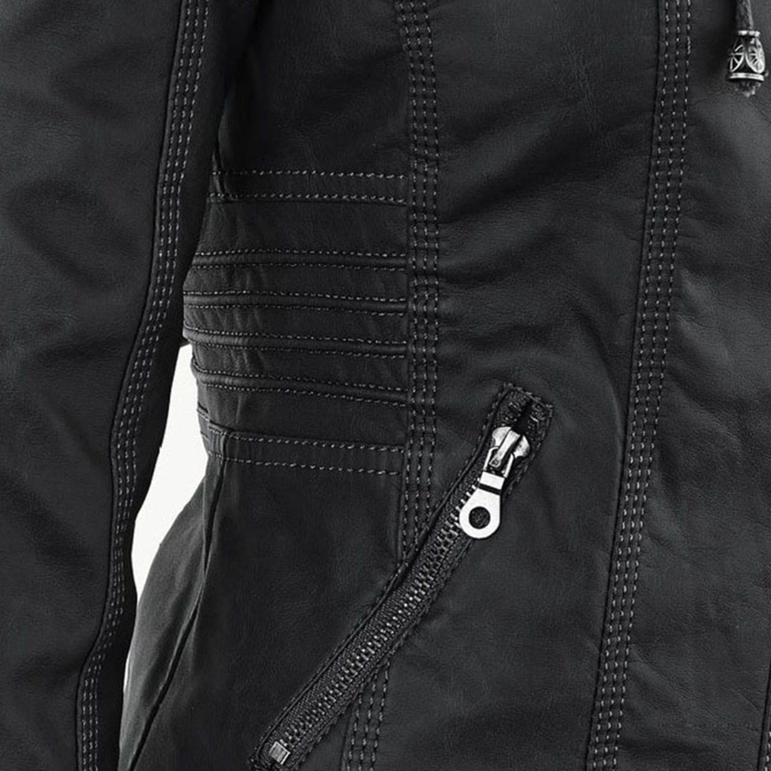 Monika - Chaqueta de Cuero Elegante