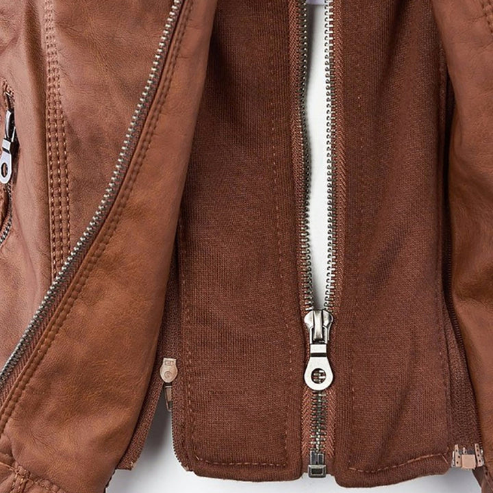 Monika - Chaqueta de Cuero Elegante