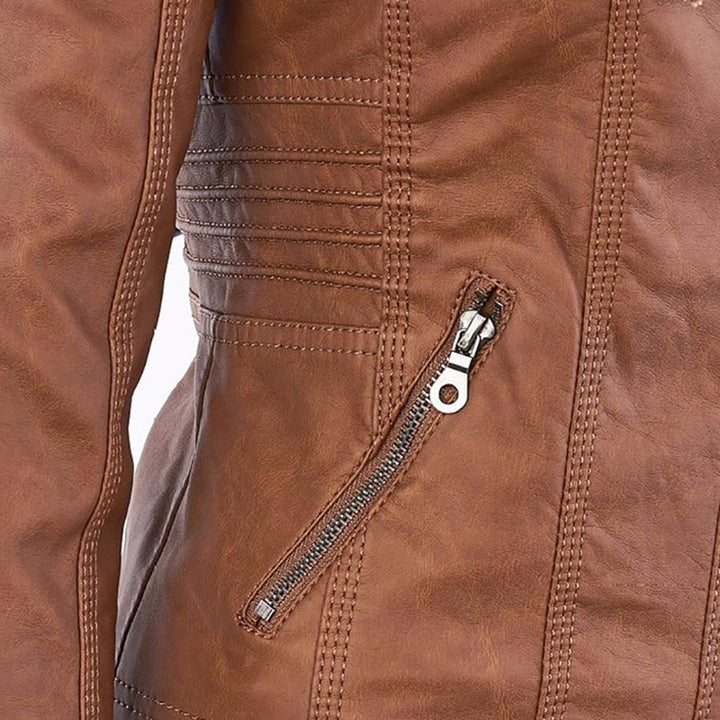 Monika - Chaqueta de Cuero Elegante
