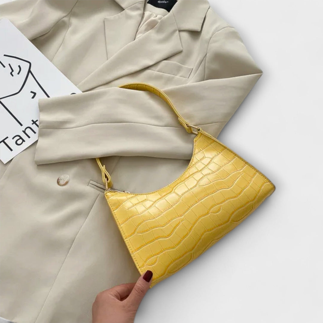 RAQUEL™ – Bolso brillante con estilo clásico