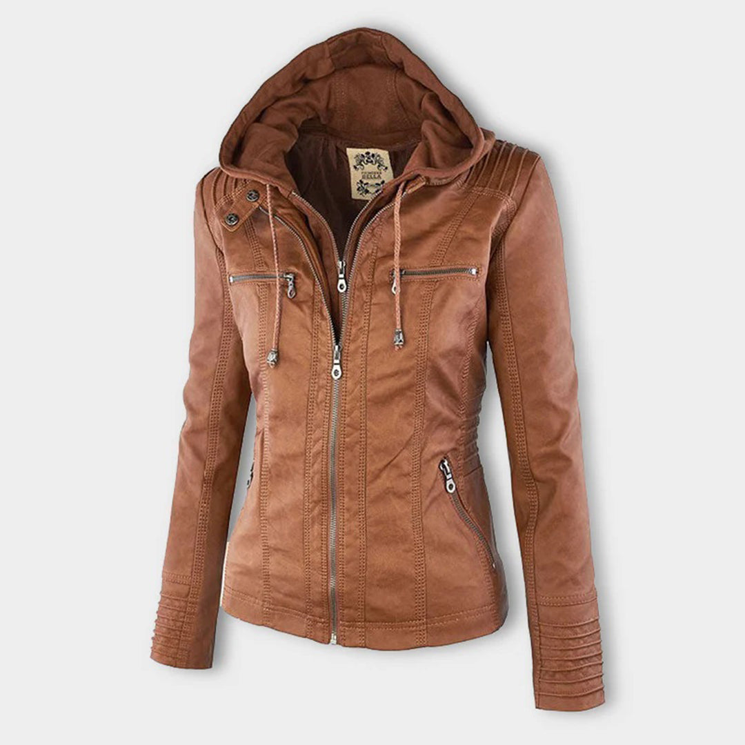 Monika - Chaqueta de Cuero Elegante