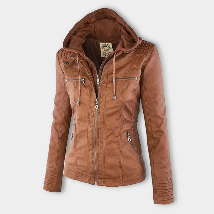 Monika - Chaqueta de Cuero Elegante