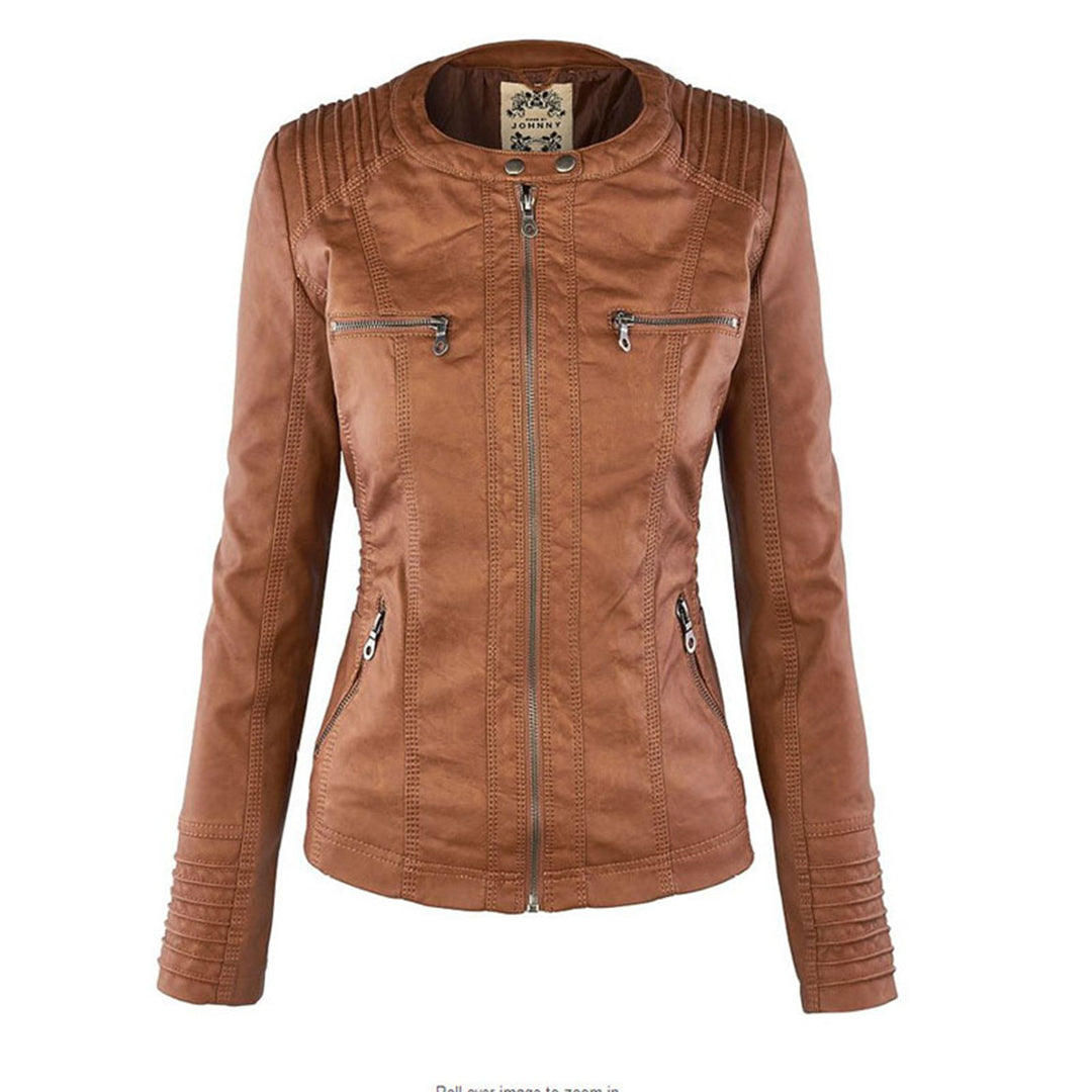 Monika - Chaqueta de Cuero Elegante