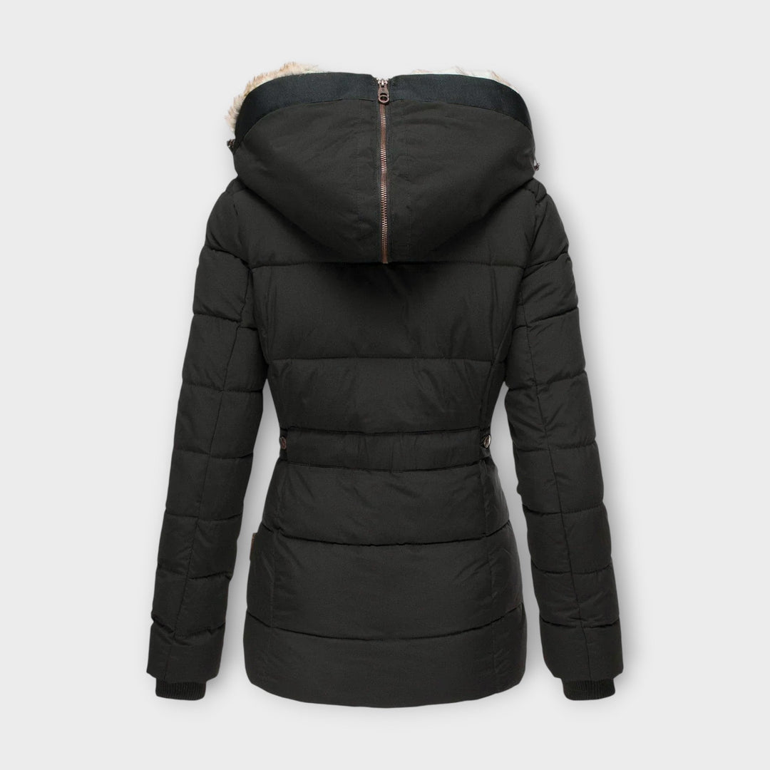 Emine - Chaqueta de Forro de Piel Acogedora