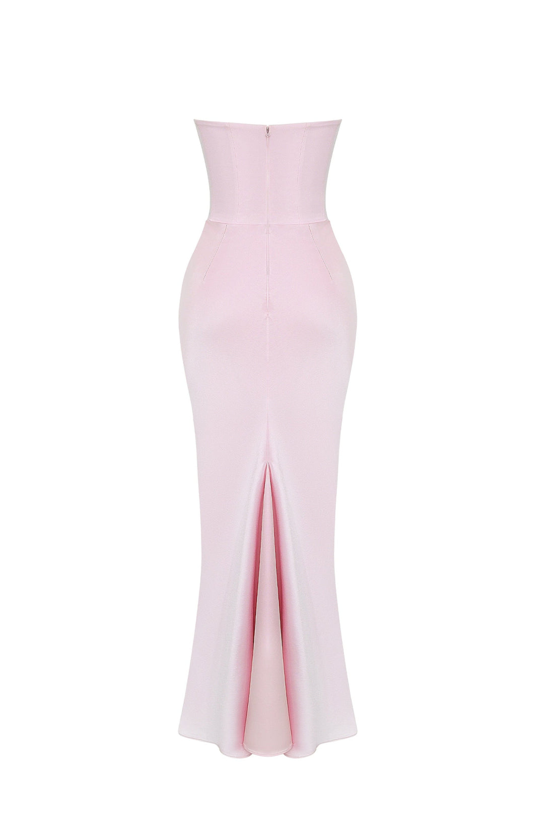Emily Vestido Maxi Drapado Sin Tirantes