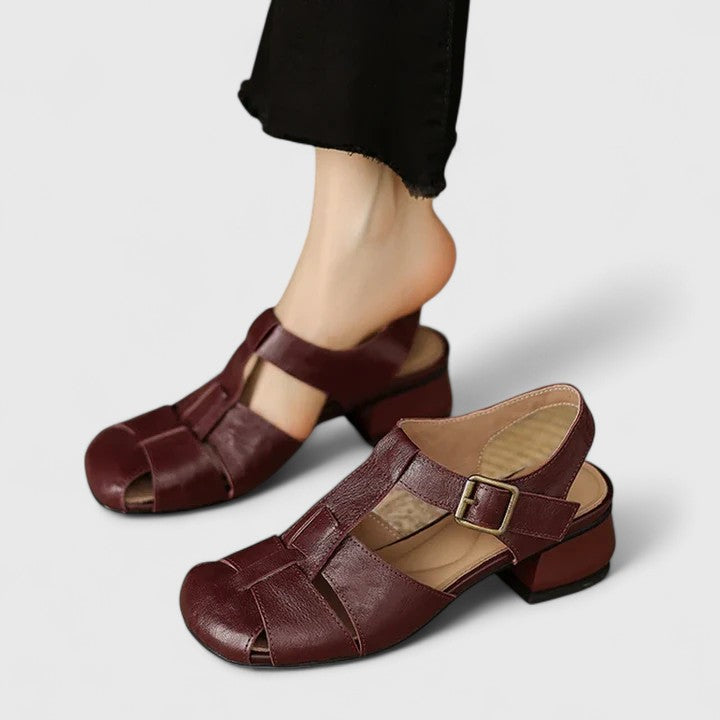 Madilyn | Sandalias de cuero elegantes