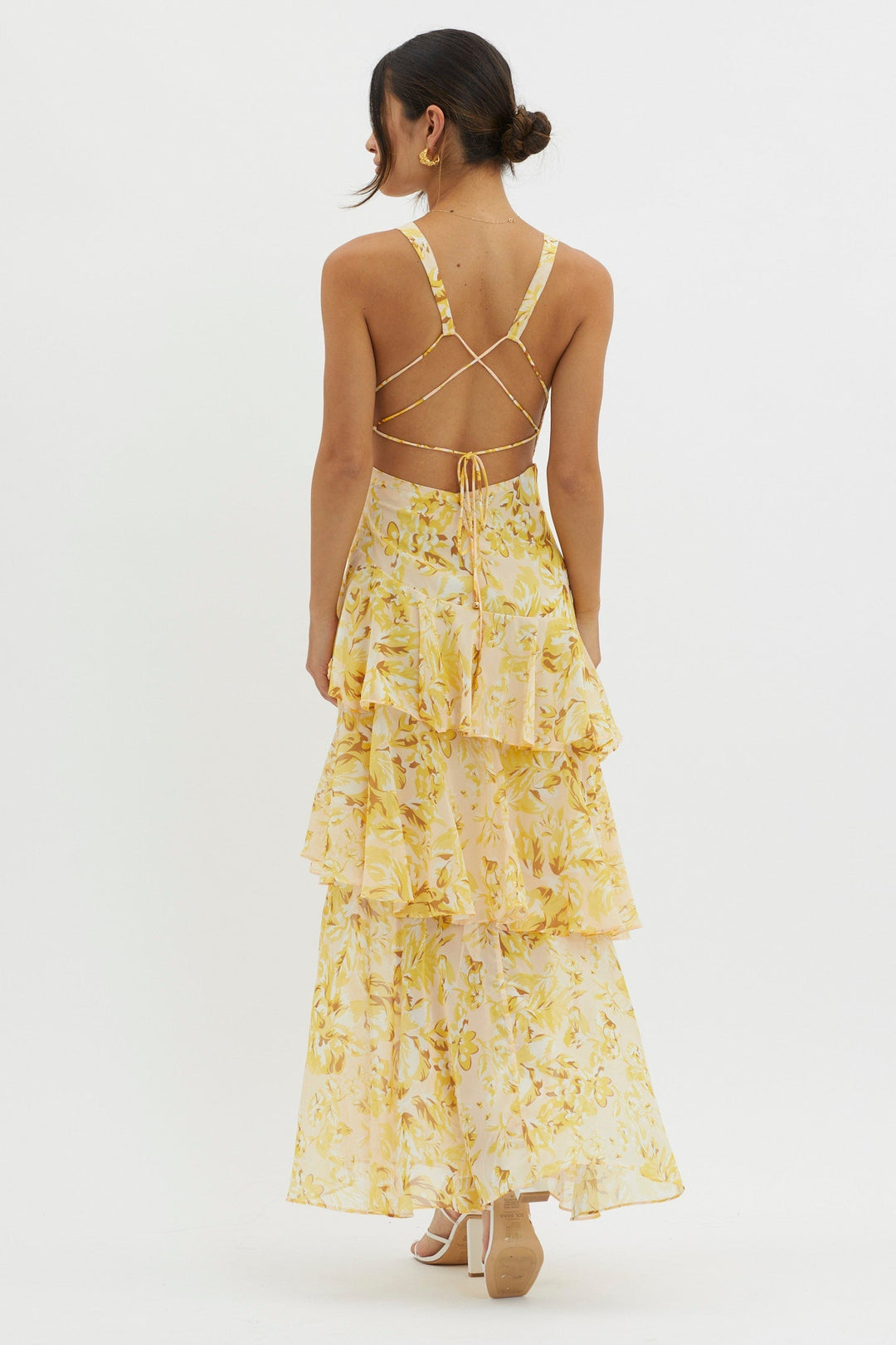 Faye™ | Vestido Midi Recto Bloom