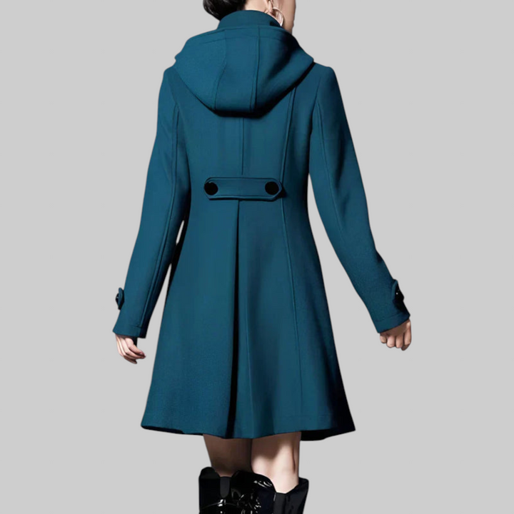 Aria | Abrigo de lana elegante con capucha