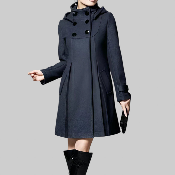 Aria | Abrigo de lana elegante con capucha