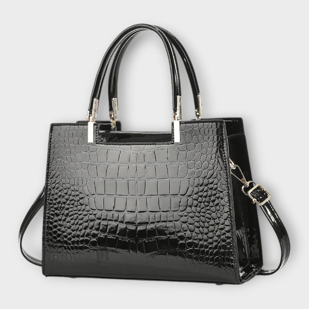 TRINIDAD™ – Bolso efecto cocodrilo brillante
