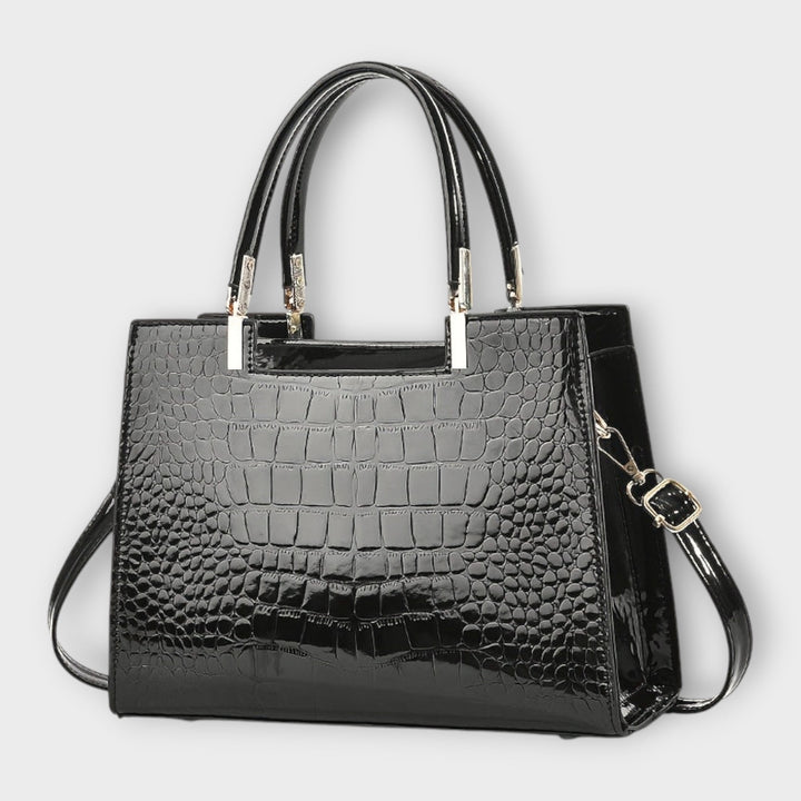 TRINIDAD™ – Bolso efecto cocodrilo brillante