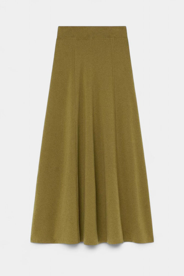 Patricia Conjunto de Suéter de Cuello Alto y Falda Maxi
