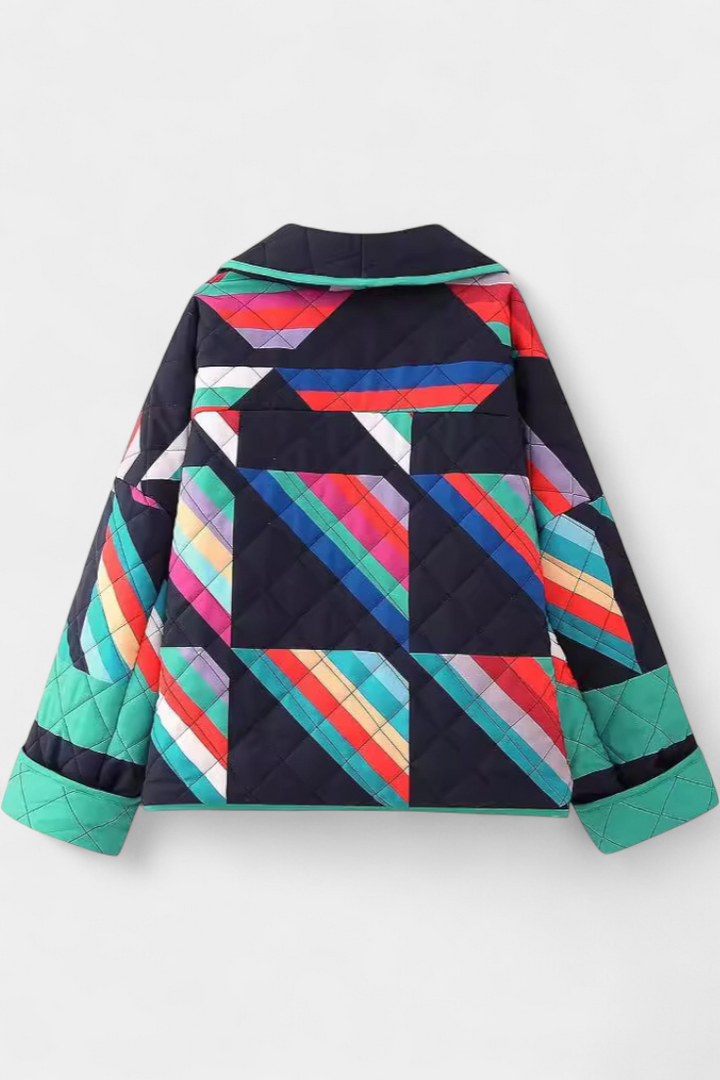 Maika Chaqueta Vintage de Corte Relajado