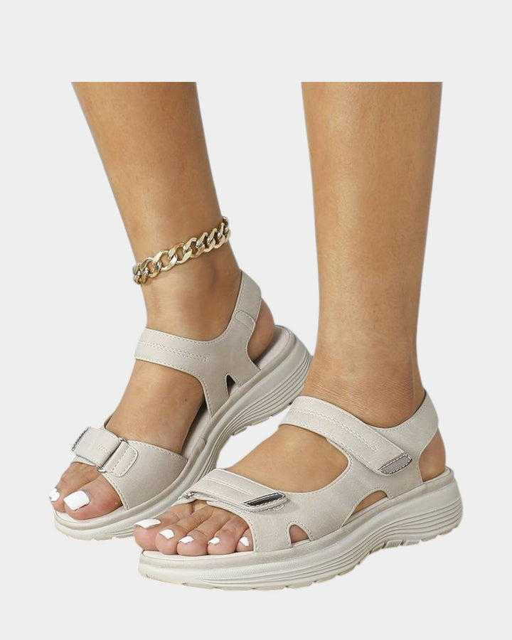 Sonja™ | Sandalias ortopédicas de cuero de material de alta calidad