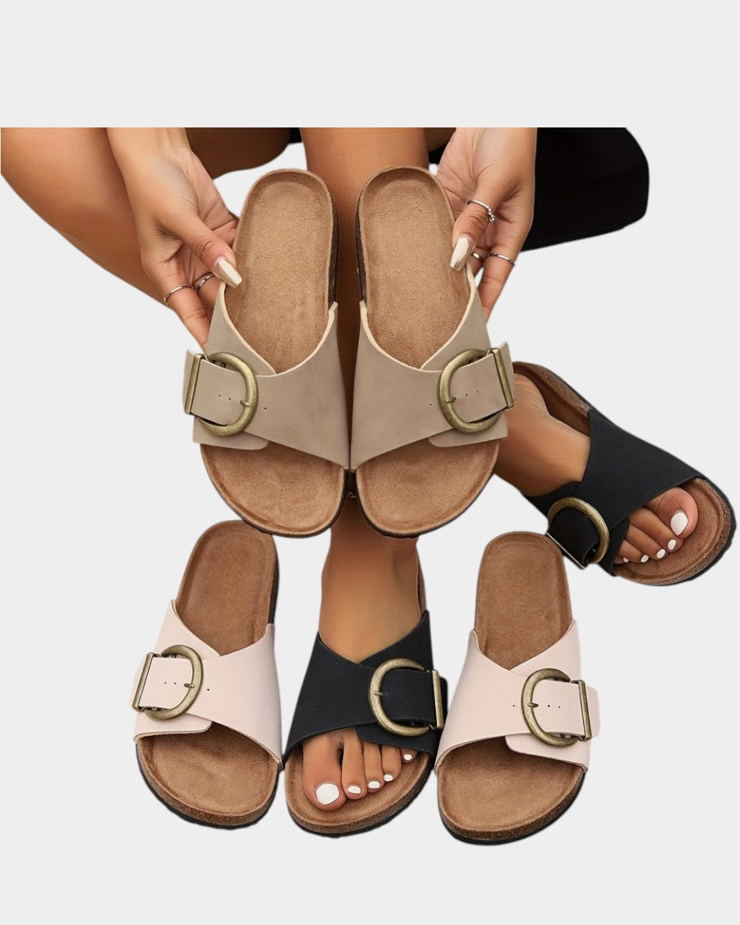 Ilaria™ | Sandalias ortopédicas Soft Glide de confort