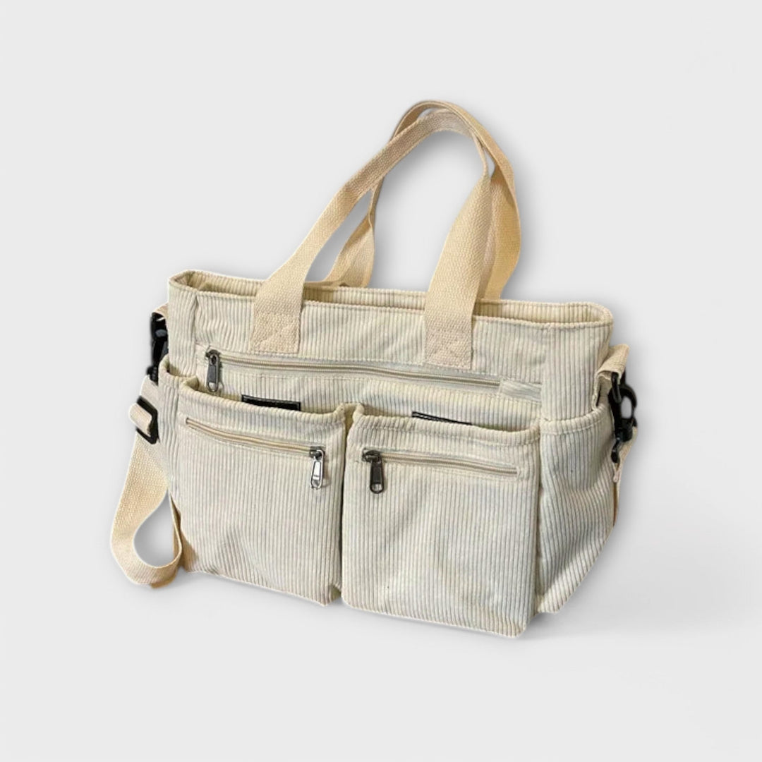 INESA™ – Bolso de pana con diseño moderno
