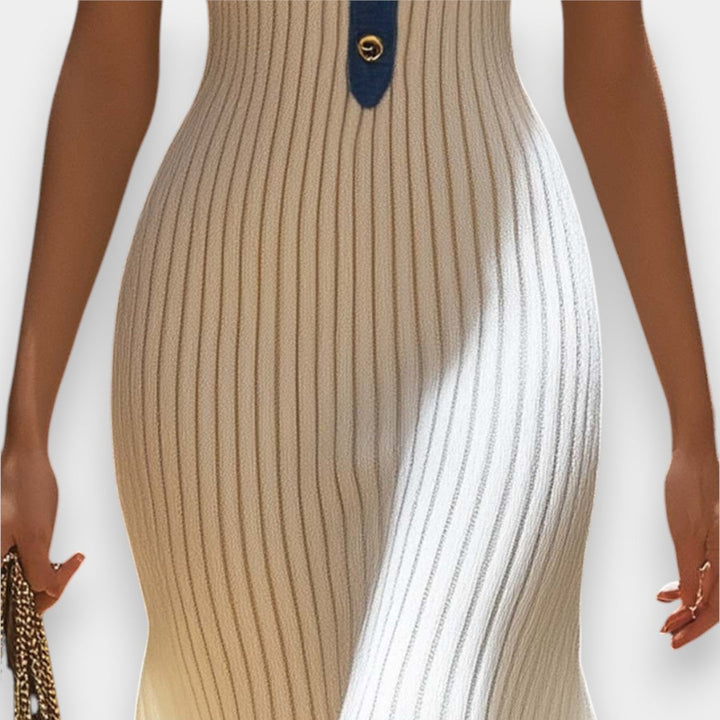 Catalina | Elegante Vestido Midi de Cola de Sirena